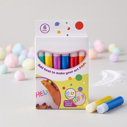 Meowvra✍3D Relief Art Pen,Turn Flat Drawings Into Touchable 3D Art,Smooth