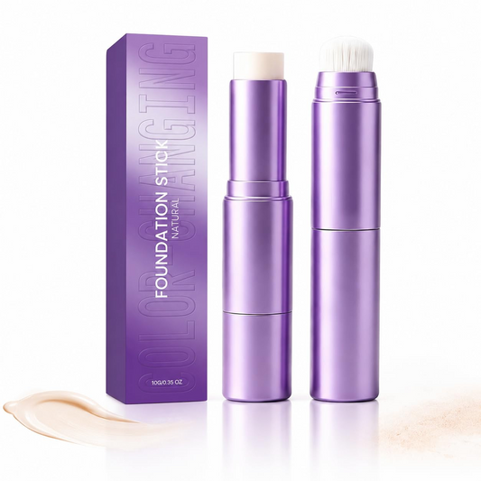 2-in-1 Foundation Stick.✨Changing Color Foundation Stick – The stick that makes mature skin glow again