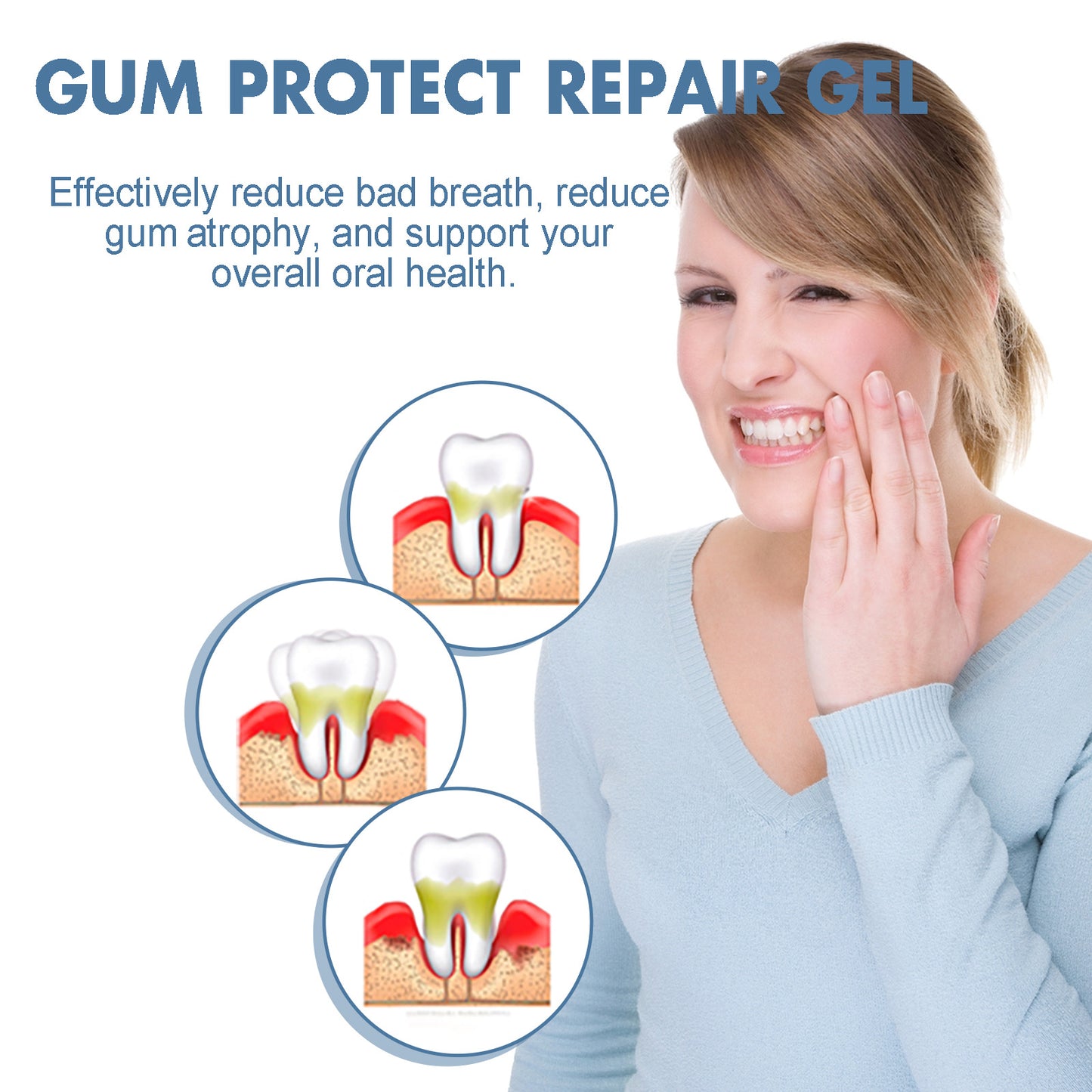 Meowvra🔔Gum Repair gel➡Deep cleaning of teeth,Care for Gums,Fresh Breath